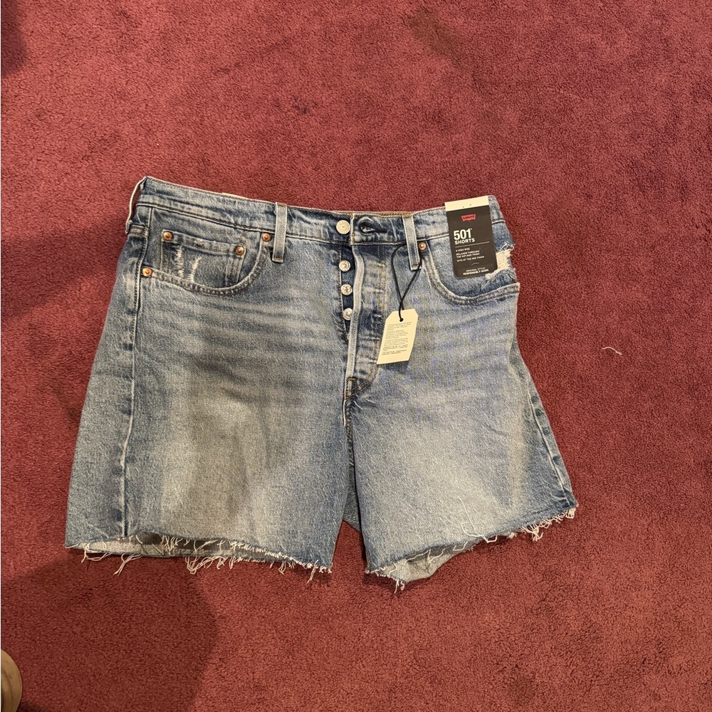 Levi's Women's Light Blue Jean Shorts